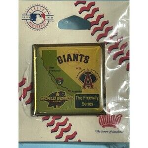 2002 World Series -California Freeway Series SFGiants vs CA Angels pin